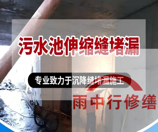 昌平某污水处理厂钢筋混凝土池堵漏案例